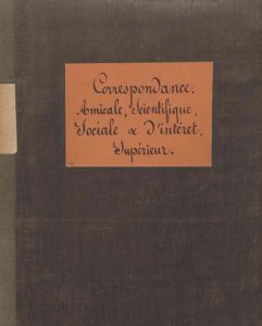 Correspondance de Jean-Baptiste André Godin, 29 août 1867-4 janvier 1874.
