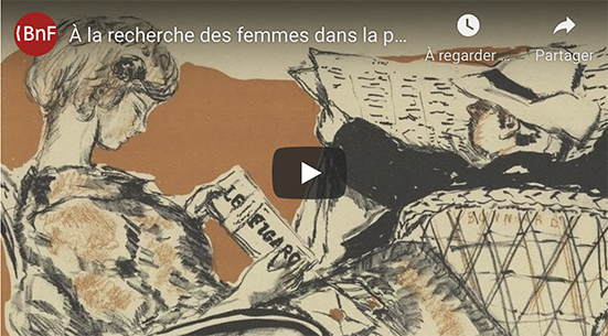 Image d’ouverture de l’enregistrement du colloque – Affiche pour Le Figaro, Pierre Bonnard – 1903 – BnF