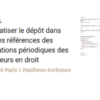 Droit2HAL : projet terminé